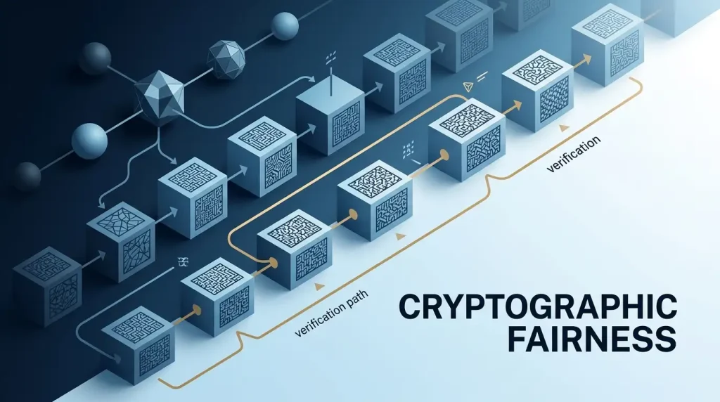 Abstract cryptographic blocks, seed links and hash verification paths
